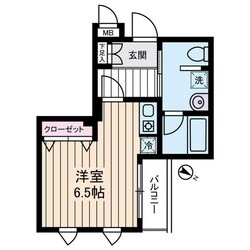 クオーレ西新宿の物件間取画像